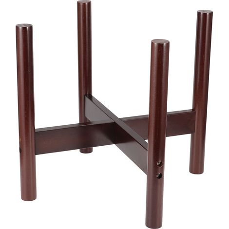 Support Pour Plante - En Bambou Naturel - Support Au Sol Pour Pot De Fleurs - Hauteur Réglable - 1 Pièce (1/5)