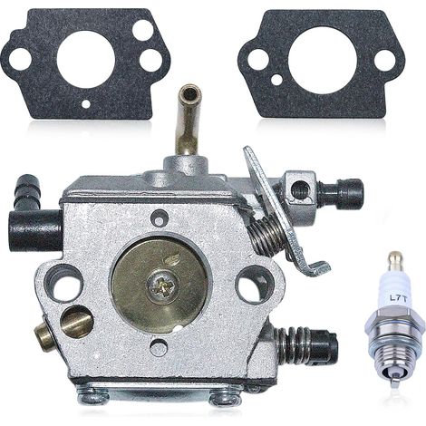 Kit carburateur pour Stihl 024 026 MS260 240 024AV 024S Walbro WT-194 Carb HU HS -136A Débroussailleuse avec bougie d'allumage (1/5)