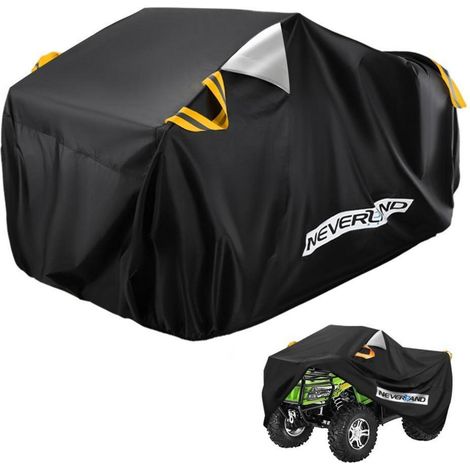 Quad Abdeckplane XL 210D Oxford wasserdicht mit Reflektoren und Gummiband (1/5)