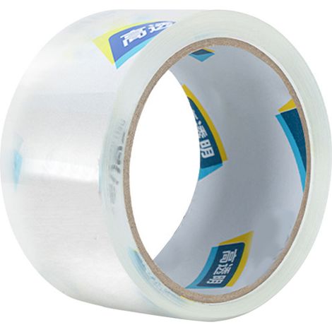 Ruban adhésif transparent pour emballage cadeau, largeur 4,8 cm, forte adhérence, idéal pour le bureau. (1/4)