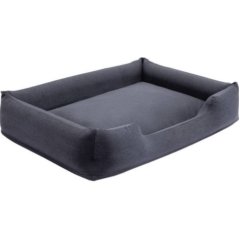 Intex 48702NP Cuccia Gonfiabile per Cani 97x74x23 cm fino a 22.7 Kg con Pompa Manuale colore Grigio Antracite (1/5)