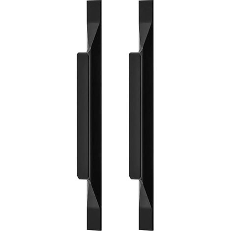 2x Poignées Européennes en Alliage D'aluminium Armoires de Cuisine Tire Poignées de Penderie Tirette Longueur Totale 160mm, Distance du Trou 96mm (1/5)