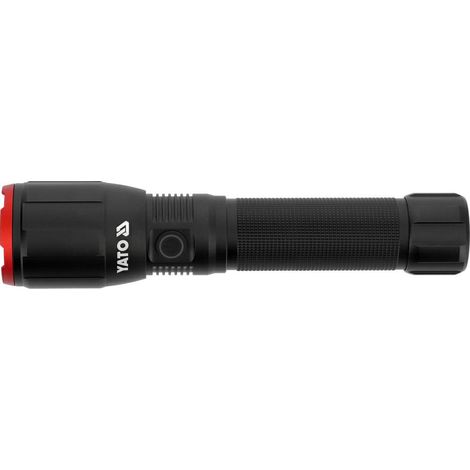 Yato, modelo YT-085606, Linterna recargable 25W 2500lm, ideal para trabajos de alta demanda, proporciona una potente iluminación de largo alcance, portátil y eficiente.