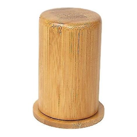 Porte-cure-dents en bois avec couvercle, distributeur de cure-dents, boîte de rangement pour bâtonnets de cocktail, idéal pour la table, les hôtels, les restaurants, la cuisine et les fêtes (1 pièce, (1/4)
