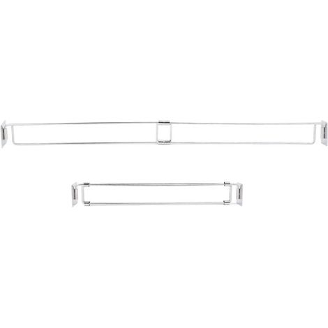 Barre de Rangement D'angle de Douche pour Camping-car, étagères de Réfrigérateur Réglables en Acier Inoxydable pour Remorque Yacht. (1/5)