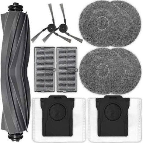 Repuestos para aspiradoras Dreame X40 Master / L40 Ultra / X40 Ultra: cepillo principal de goma, filtro, cepillo lateral, bolsa para el polvo, paños de limpieza. (1/5)