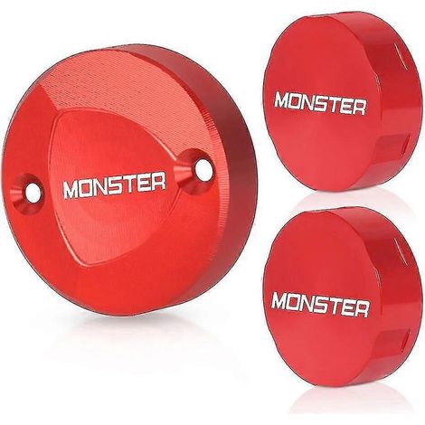 Bouchon de réservoir de liquide de frein avant, d'embrayage et arrière pour moto Ducati Monster 1100 1200S RS EVO 2008 2009 2010-2019 (1/4)