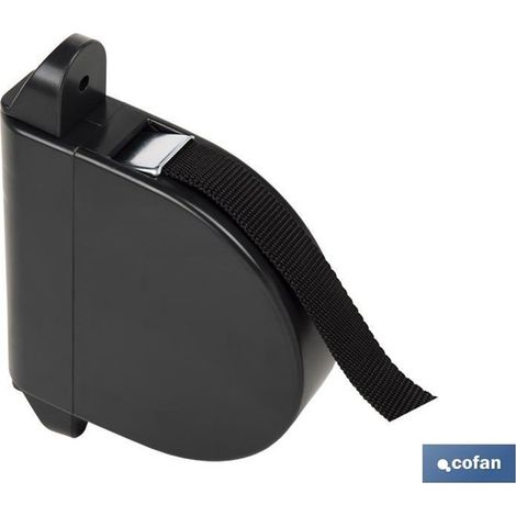 Paletta pieghevole cieca nera 6mx14 mm