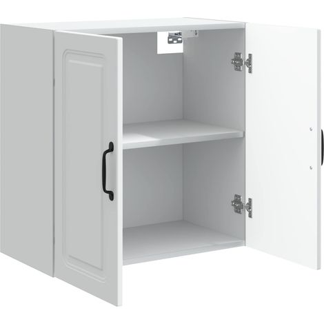 Armadietto a muro Mobiletto a muro Bianco 59 x 31 x 60 cm Legno ingegnerizzato DAS306212 (1/5)