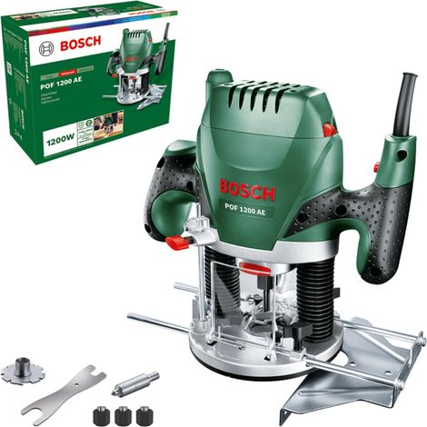 Bosch Home And Garden 060326A100 POF 1200 AE Fresatrice, 1200 W, 230 V, Multicolore, 1 Pezzo