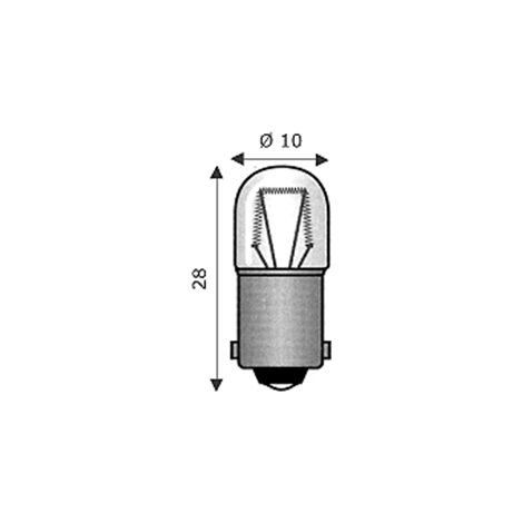 Lampada per torce prefocus P13.5s 10x28 mm,60V WIM4101134