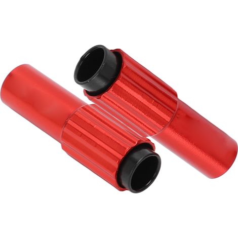 Vis de Réglage Dérailleur Bicyclette 2 pièces, Ajustement Micro Réglable, Anodisé Rouge (1/5)