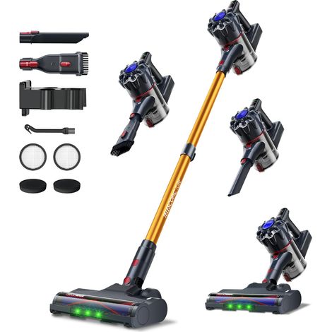 Aspirateur Balai sans Fil 55kPa/550W/60min Tapis Poils Sols Durs (1/5)