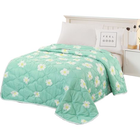 Couette Légère - Polyester Imprimé - Climatisation Et Bureau - 100x150 Cm (1/5)