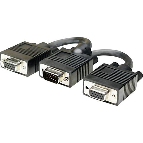 MANHATTAN Cavo monitor SVGA sdoppiatore 15 CM DB15 M/F (1/4)