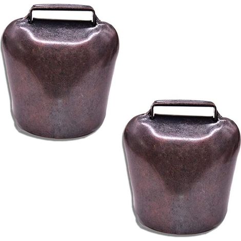 Clochettes épaisses pour vaches et moutons, accessoires de décoration à suspendre, colliers pour animaux avec clochettes (1/5)