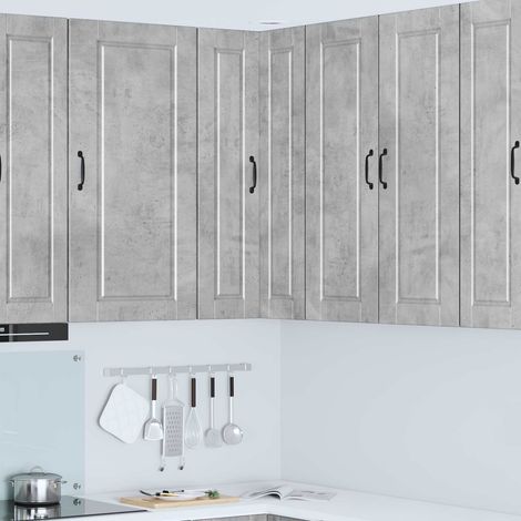 Küchenschrank mit Tür Beton Grau 57 x 57 x 100 cm Holzwerkstoff