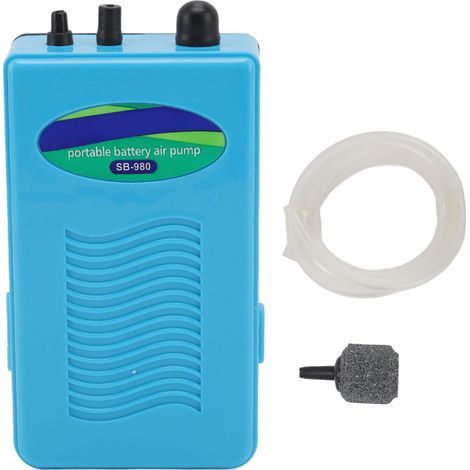 Pompe à oxygène pour aquarium, commande intelligente, silencieuse et portable, pour une utilisation intérieure et extérieure. (1/5)