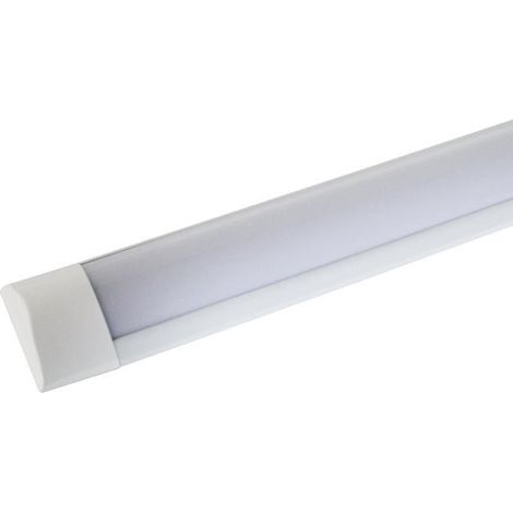 Silamp – Réglette LED 90cm 24W 2400 lumens – Blanc chaud 2300K – Remplacement tube fluorescent – Pour bureaux et cuisines
