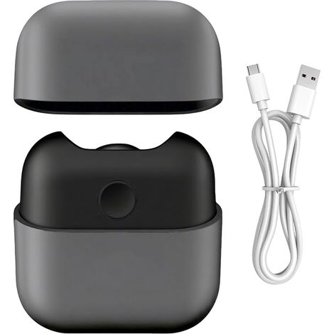 Tagliaunghie elettrico, tagliaunghie ricaricabile per animali domestici Luce LED e limitazione delle vibrazioni, struttura in ABS, kit per manicure e pedicure (1/5)