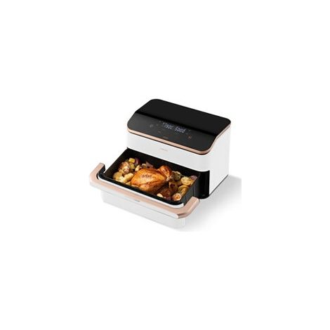 Friteuse électrique sans huile 10L – Double panier 5L – Puissance 2800W – Technologie Dual Blaze pour cuisson uniforme – Cosori