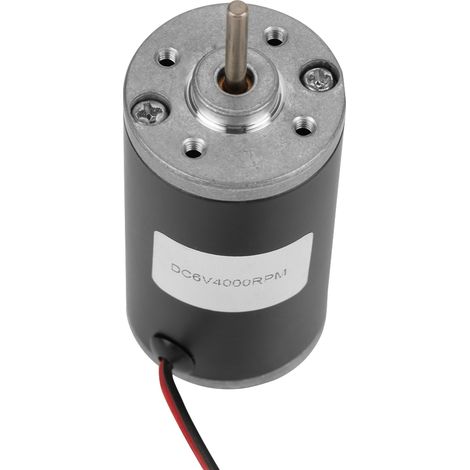 31ZY Permanentmagnet-Gleichstrommotor mit Kohlebürsten, Vorwärts-/Rückwärtslauf (6 V, 4000 U/min) (1/5)