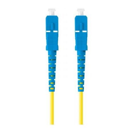 Cavo patch in fibra ottica giallo Lanberg SM SC/UPC-SC/UPC SIMPLEX 3.0mm LSZH G657A1 da 2 m (1/3)