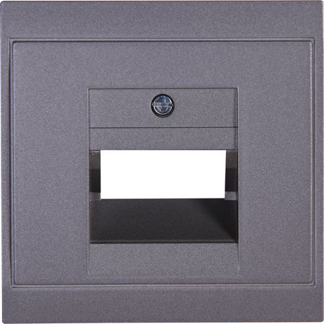Kopp UAE-Abdeckung für 1-2 Anschlüsse Malta, anthrazit, 333150180 Kopp (1/2)