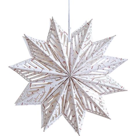 Bruchsicheres Schneeflocken-Ornament-Set aus Papier, Hängedekoration für winterliche Feiertage, Weihnachtsbaumschmuck, mehrfarbig (1/5)