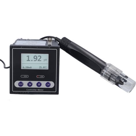 PH/ORP-Wasserqualitätstester, 0,01 pH/1 mV Auflösung mit energiesparender LCD-Hintergrundbeleuchtung für Abwasseraufbereitung, AC220 V