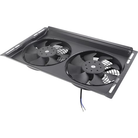 12V 80W Doppellüfter, Eisenrahmen, Hochleistungs-Universal-Wassertankkühler, Wärmeableitung, Selbstmodifikation (1/5)