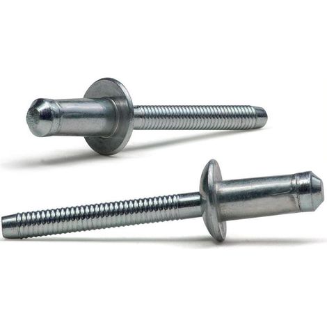 RIVETTO HARD LOCK mm. 6,4X12,5 ACCIAIO