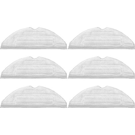 6-teiliges Ersatz-Wischmopp-Set für Xiaomi Roborock G10 G10s