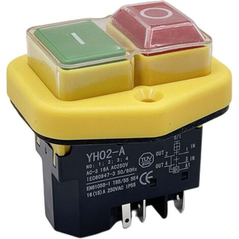 Interrupteur intégré - interrupteur sans tension 250V KJD17 B avec déclencheur à minimum de tension et contact de bobine exécuté (1/5)