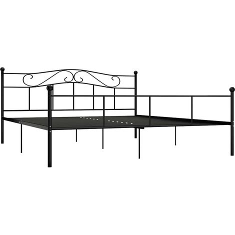 Maison Exclusive - Giroletto Nero in Metallo 200x200 cm (1/5)