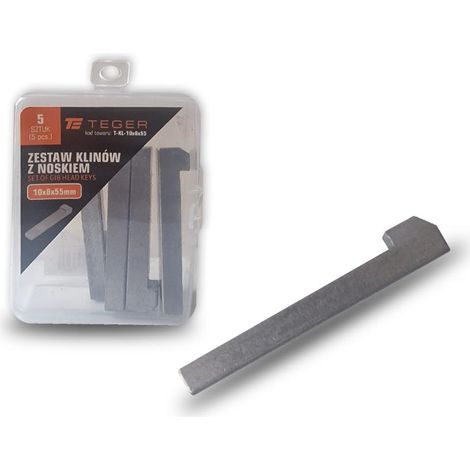 Cuneo con punta 10x8x55 Teger 5 pezzi (1/3)