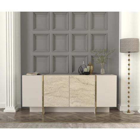 Sideboard Veyron Beige Granit Optik