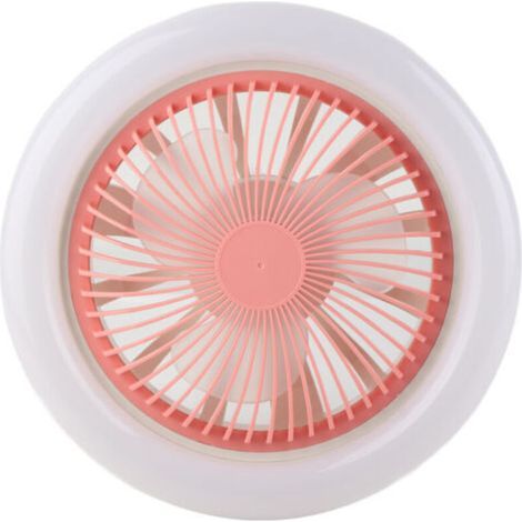 Lampe de ventilateur de plafond petite E27 30W lampe de ventilateur LED réglable silencieuse pour chambre d'enfant chambre 85‑265V (1/4)
