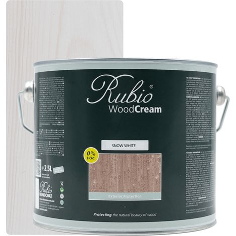 WoodCream - Peinture Bois monocouche - 2,5 L - Snow White (1/3)