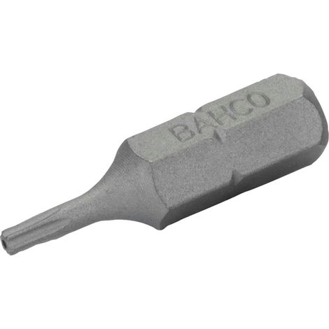 Bahco 1/4 Standard Schraubendreher Bits für TX-TR9-Schrauben mit Sicherungsstift 25 mm - 3 Stk. pro Blisterpackung