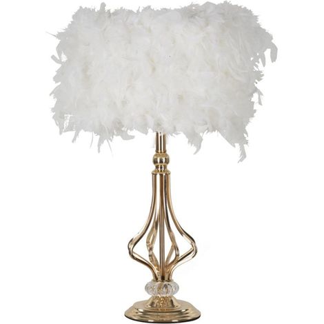 Lampada da tavolo in metallo bianco, Ø25x54 cm – Tarty (1/5)