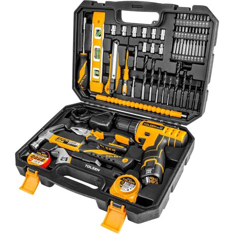 CASSETTA 65PZ ASSORTITI CON AVVITATOTE 12V TOLSEN