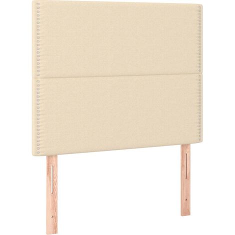 Maison Exclusive - Cabecero de cama de tela color crema 90x5x118/ (1/5)