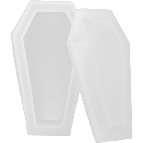 Moule en silicone pour cercueil de zombie, miroir sombre, boîte de rangement vampire, moule époxy pour bricolage et loisirs créatifs (1/5)