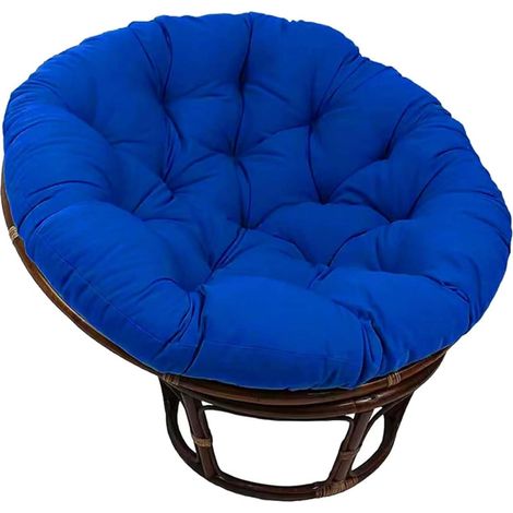 Papasan Coussins de Chaise Ronds, Coussin Épais pour Chaise Suspendue, Épais Coussin Fauteuil Papasan, pour Jardin ExtéRieur, Balcon Et Salon,E,60 60cm (1/5)