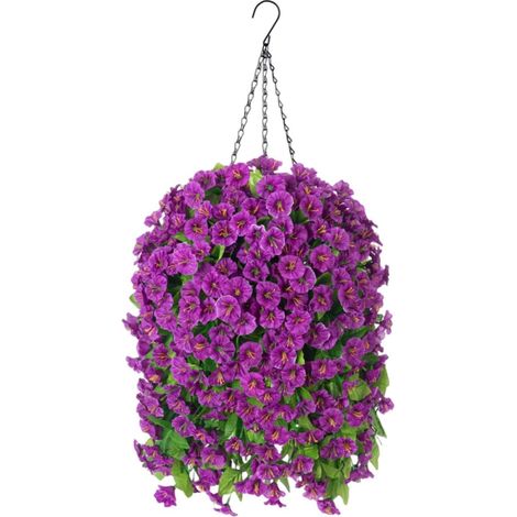 s Artificielles Corbeilles Suspendables Réalistes en Faux Artificielle de 94 cm avec Crochet Décoration Jardin Balcon Terrasse événements (1/5)