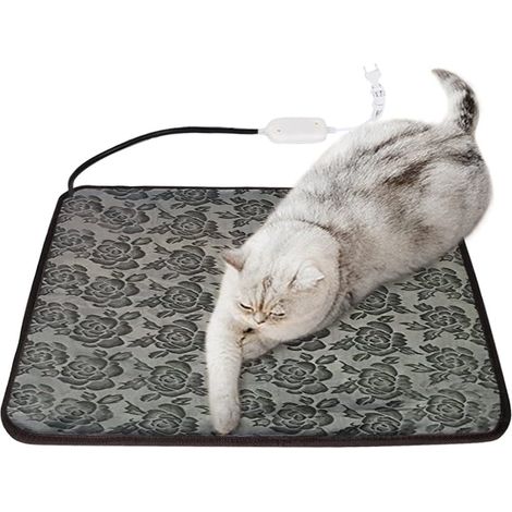 Manta eléctrica para mascotas, impermeable y resistente a las mordeduras, apta para gatos y perros, 4545CM. (1/5)