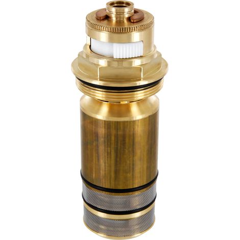 Ideal Standard Multi Suites, Cartuccia per Miscelatore termostatico con valvola di blocco flusso, Ricambio Miscelatore Idealux, A960478NU, Neutro (1/4)