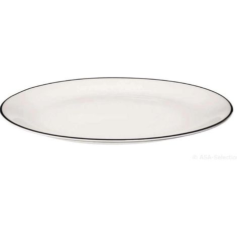 ASA Platzteller, ligne noire d. 30 cm