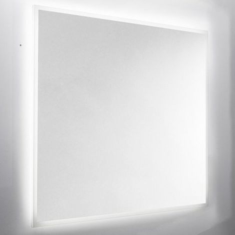 Miroir Nemo Spring Destra 140x60cm rectangulaire avec plexi LED sablé anti-buée